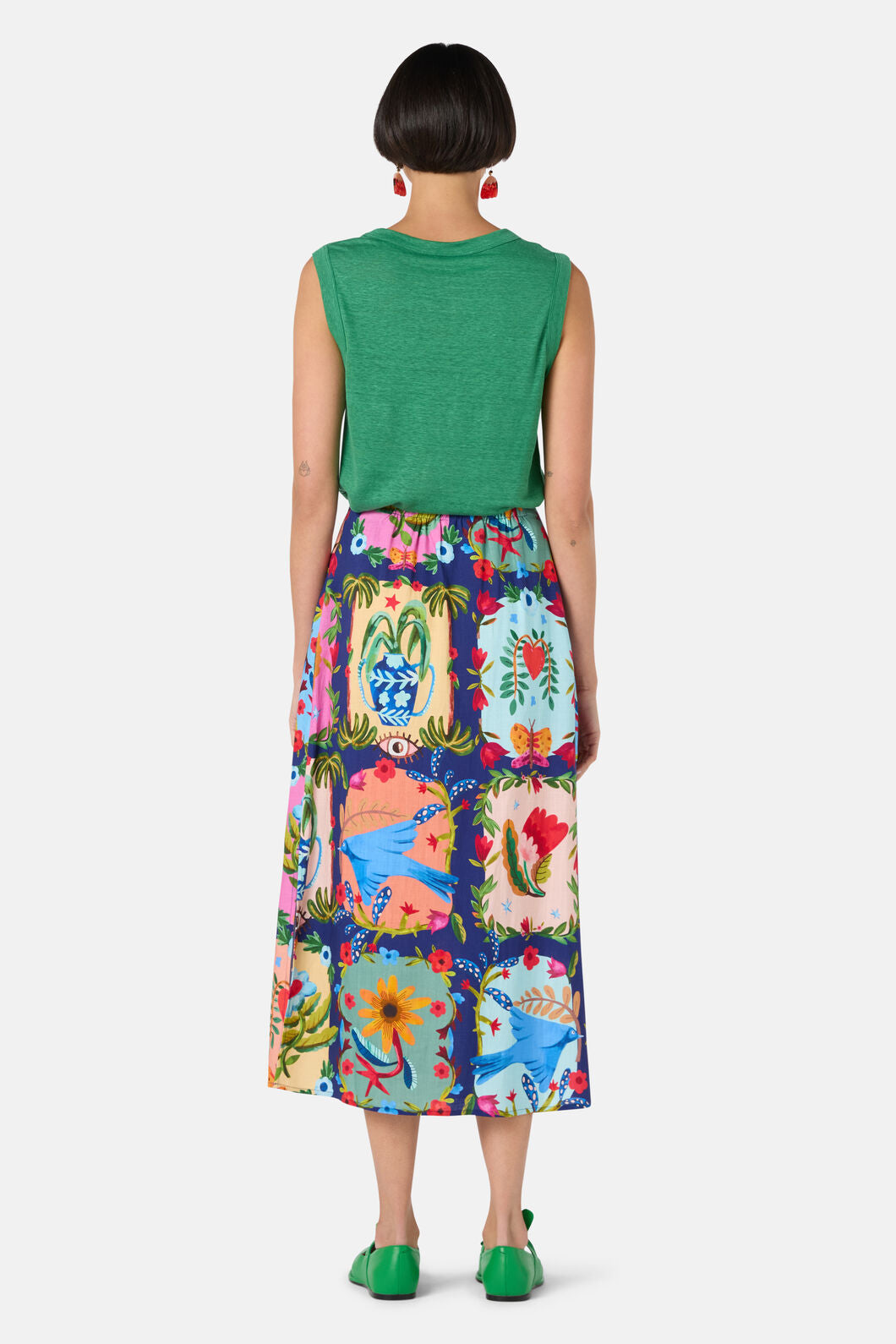 Gorman - Little Things Placement Skirt - print