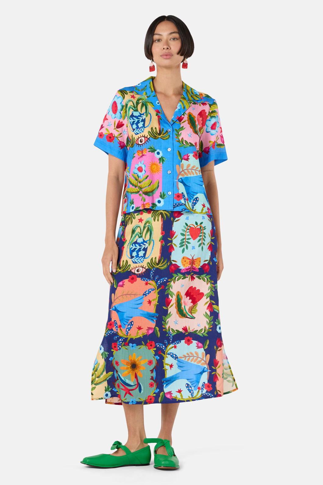 Gorman - Little Things Placement Skirt - print