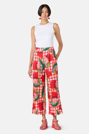 Gorman - Little Things Gingham Pant - print