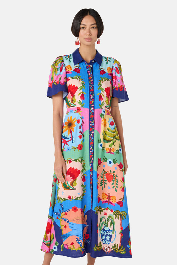 Gorman - LittleThingsPlcementShirtDress - print