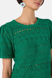 Gorman - Carla Knit Top - green