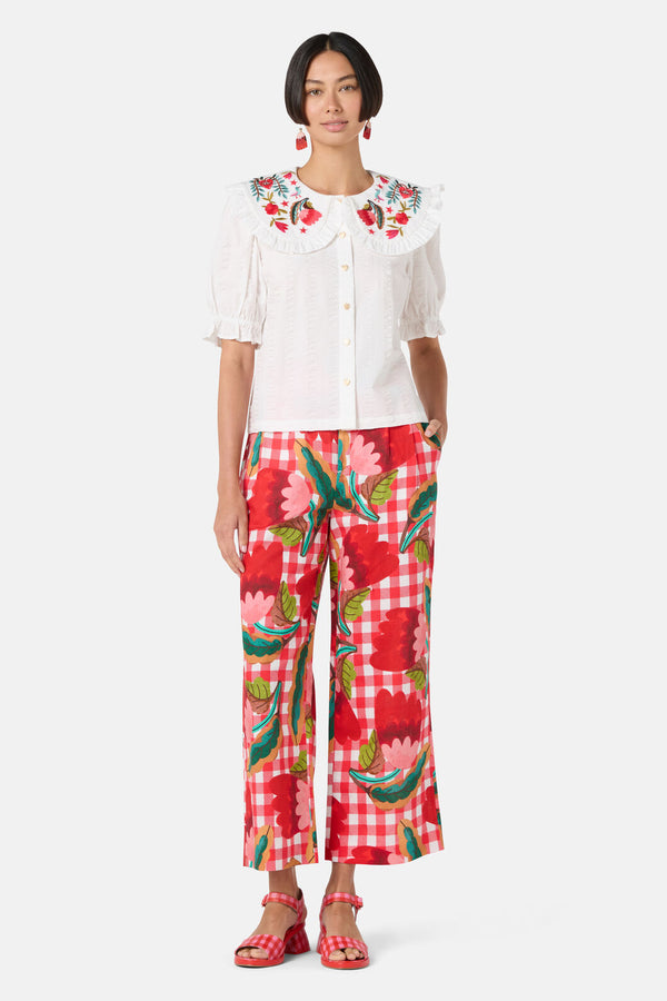 Gorman - Little Things EmbroideredShirt - white