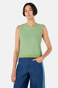 Gorman - At The Garden Knit Tank - green