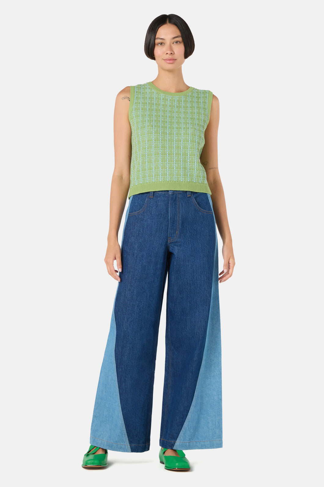 Gorman - At The Garden Knit Tank - green