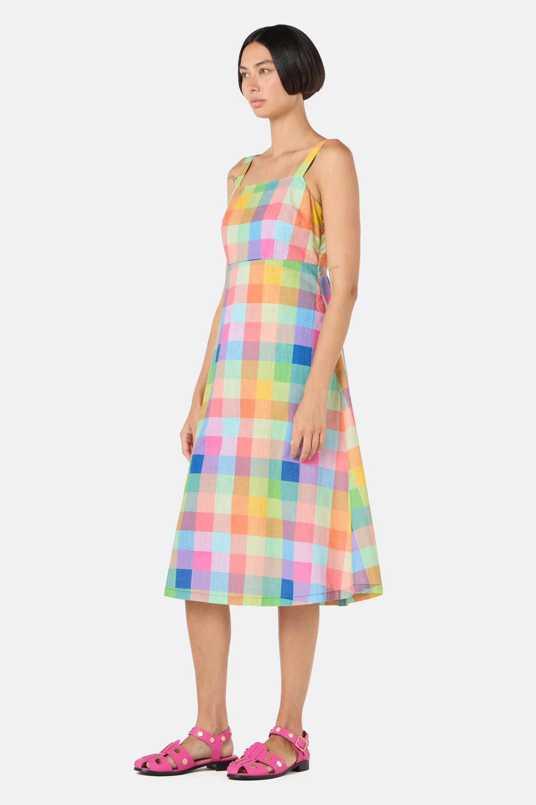 Gorman - Little Checks Midi Dress - check