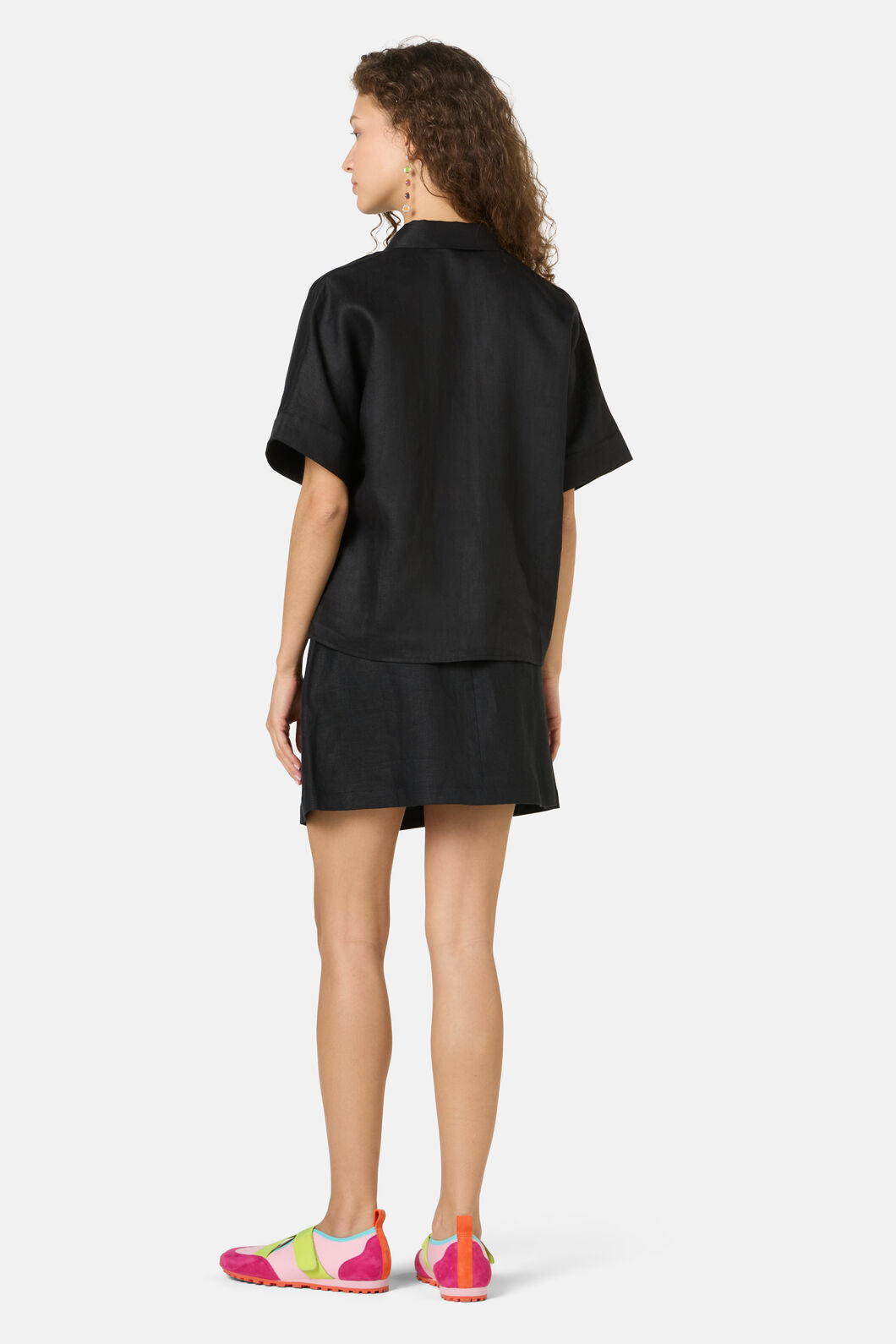 Gorman - Benne Button Plain Shirt - black