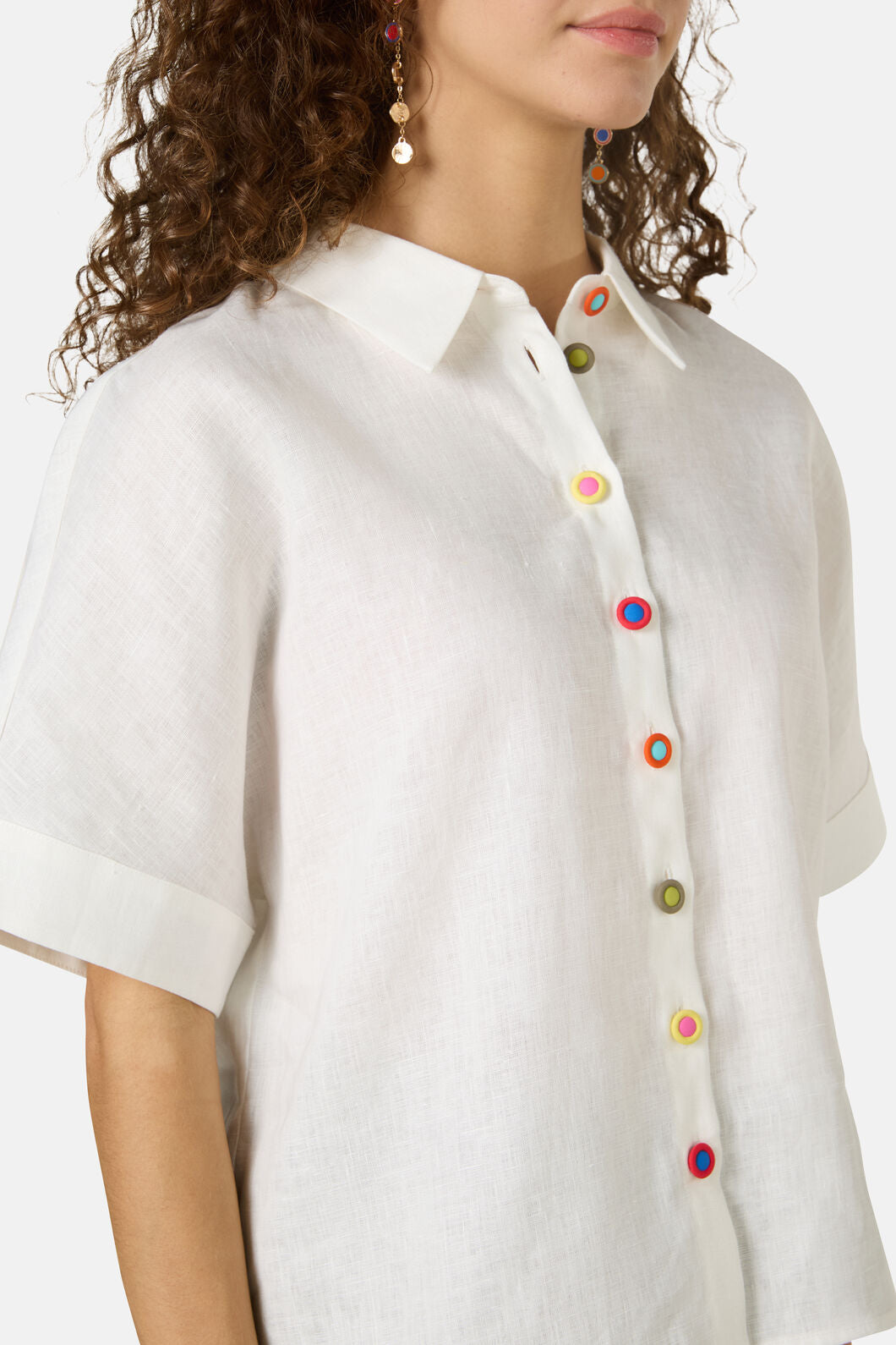 Gorman - Benne Button Plain Shirt - white