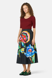 Gorman - Floral Symphony Circle Skirt - print