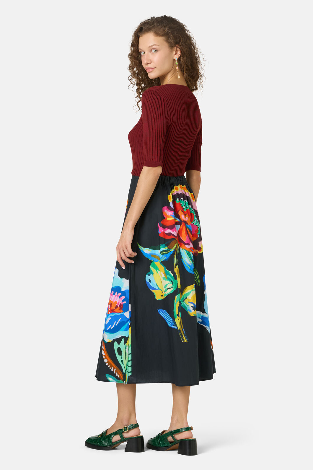 Gorman - Floral Symphony Circle Skirt - print