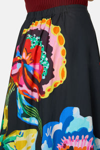 Gorman - Floral Symphony Circle Skirt - print