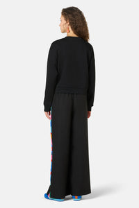 Gorman - Floral Symphony Emb Sweater - black