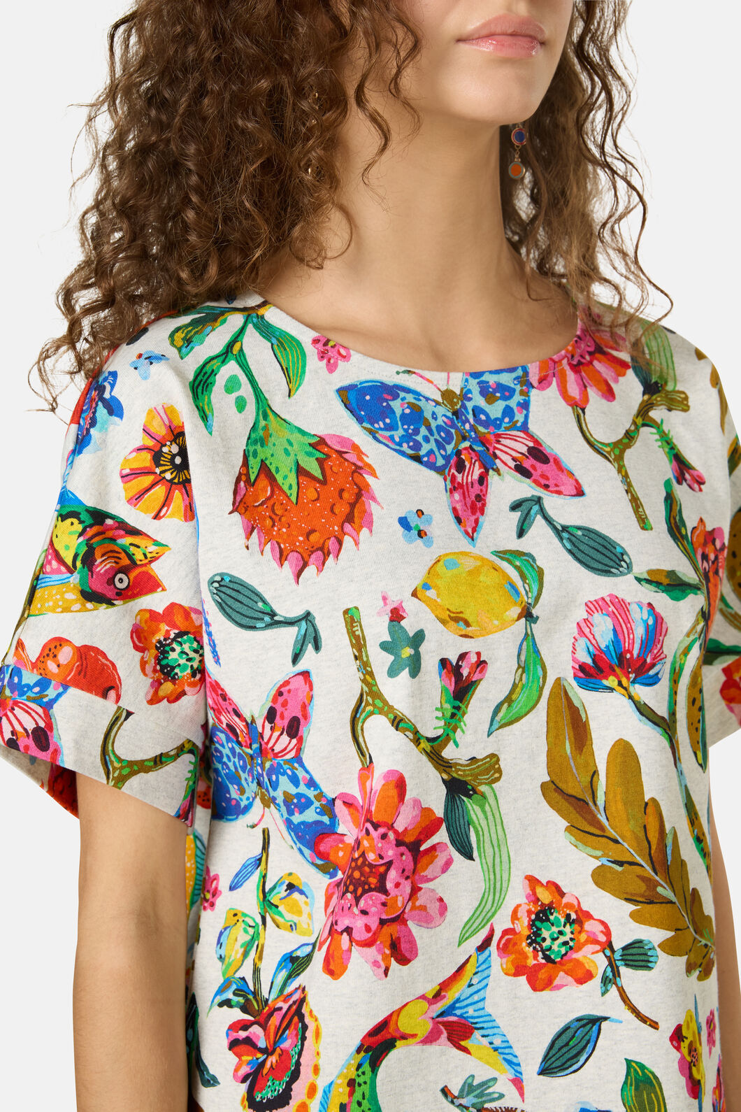 Gorman - Floral Symphony Yardage Tee - print