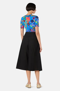 Gorman - Papaya Palm Tee - print