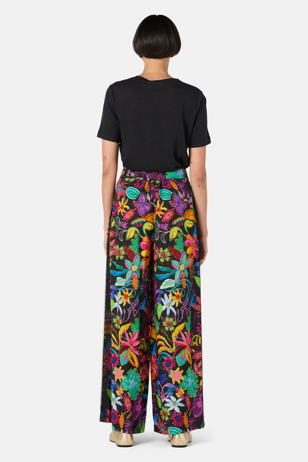 Gorman - Papaya Palm Pant - print