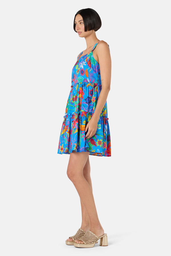 Gorman - Papaya Palm Holiday Dress - print