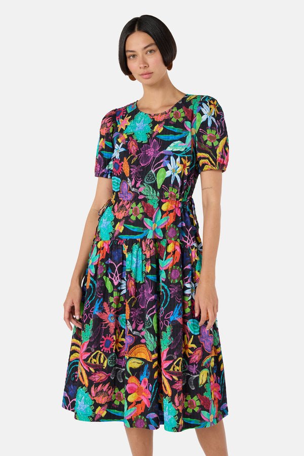 Gorman - Papaya Palm Tiered Dress - print