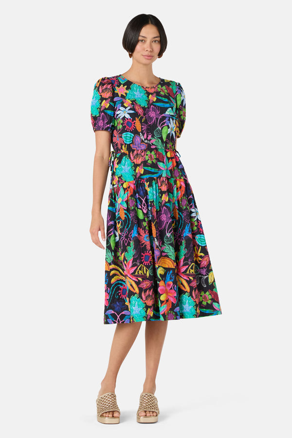 Gorman - Papaya Palm Tiered Dress - print