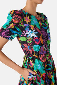 Gorman - Papaya Palm Tiered Dress - print