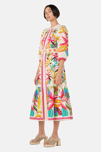 Gorman - Papaya Palm Long Shirt Dress - print