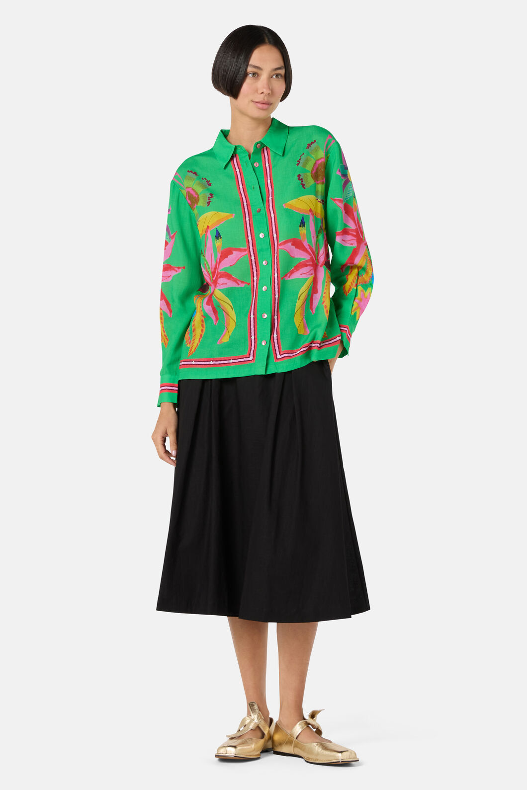 Gorman - Papaya Palm Shirt - print