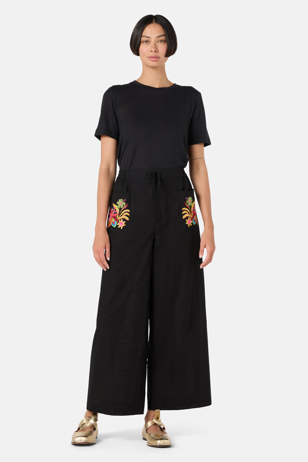 Gorman - Papaya Patch Pant - black