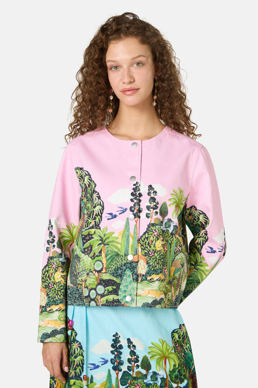 Gorman - Royal Garden Reversible Shell Jacket - print