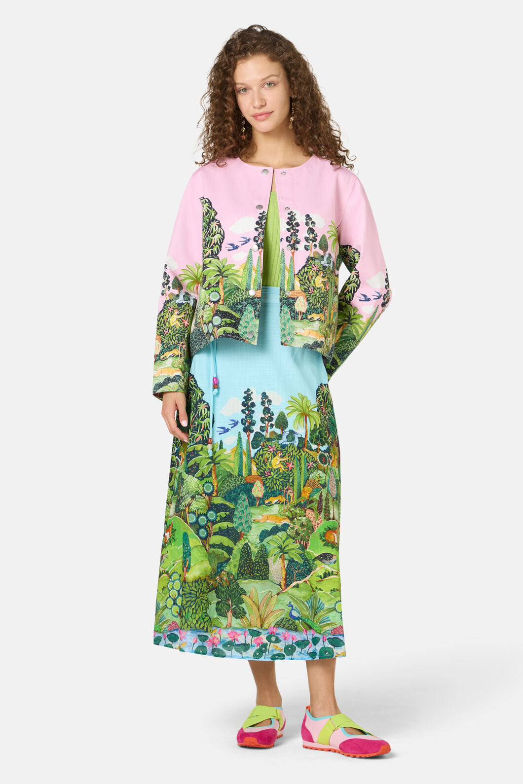 Gorman - RoyalGardenRversibleShellJckt - print