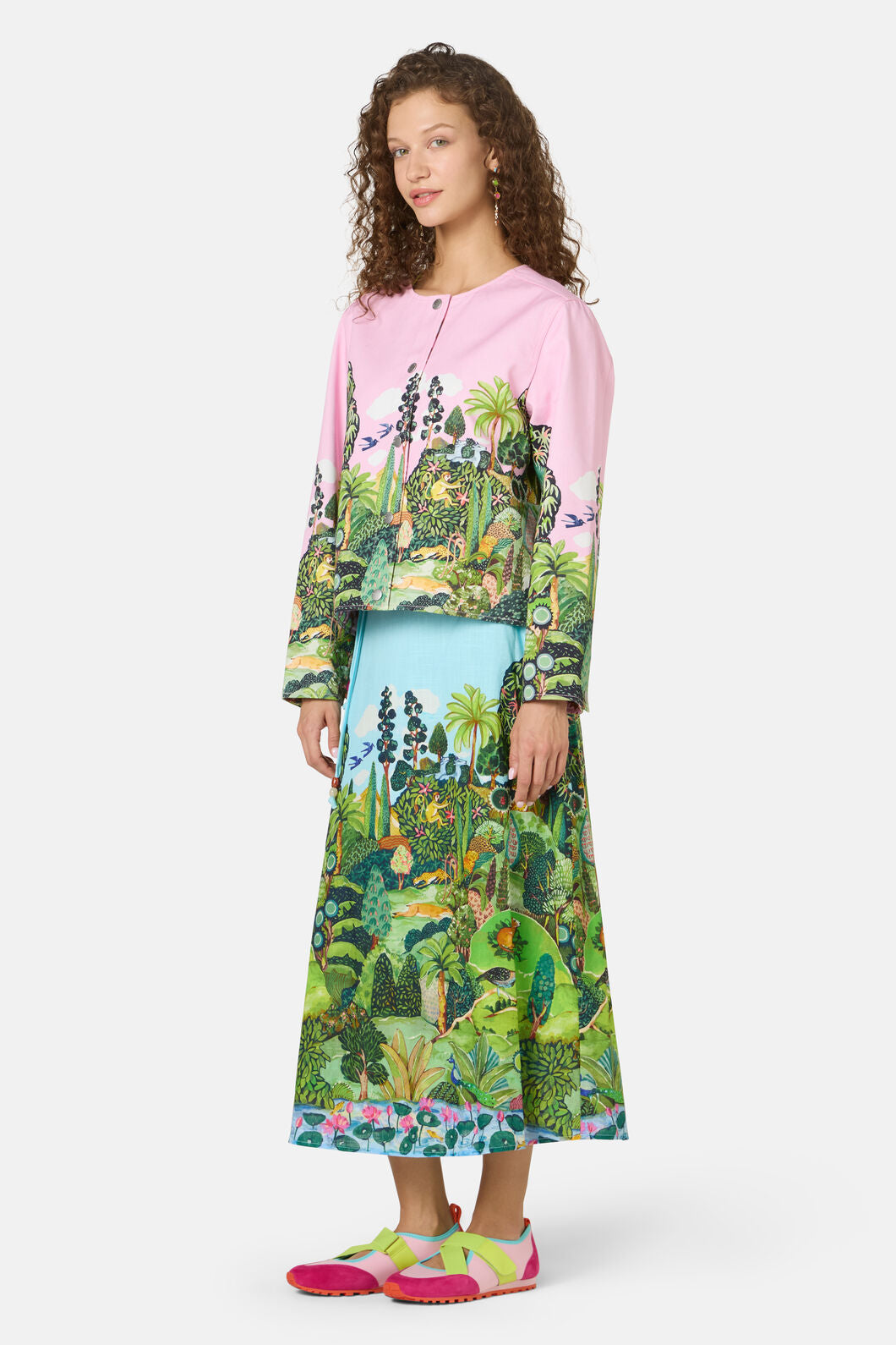 Gorman - RoyalGardenRversibleShellJckt - print