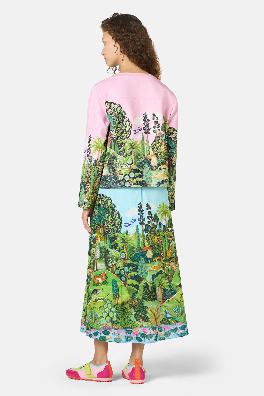 Gorman - RoyalGardenRversibleShellJckt - print