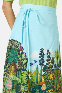 Gorman - Royal Garden Midi Skirt - print