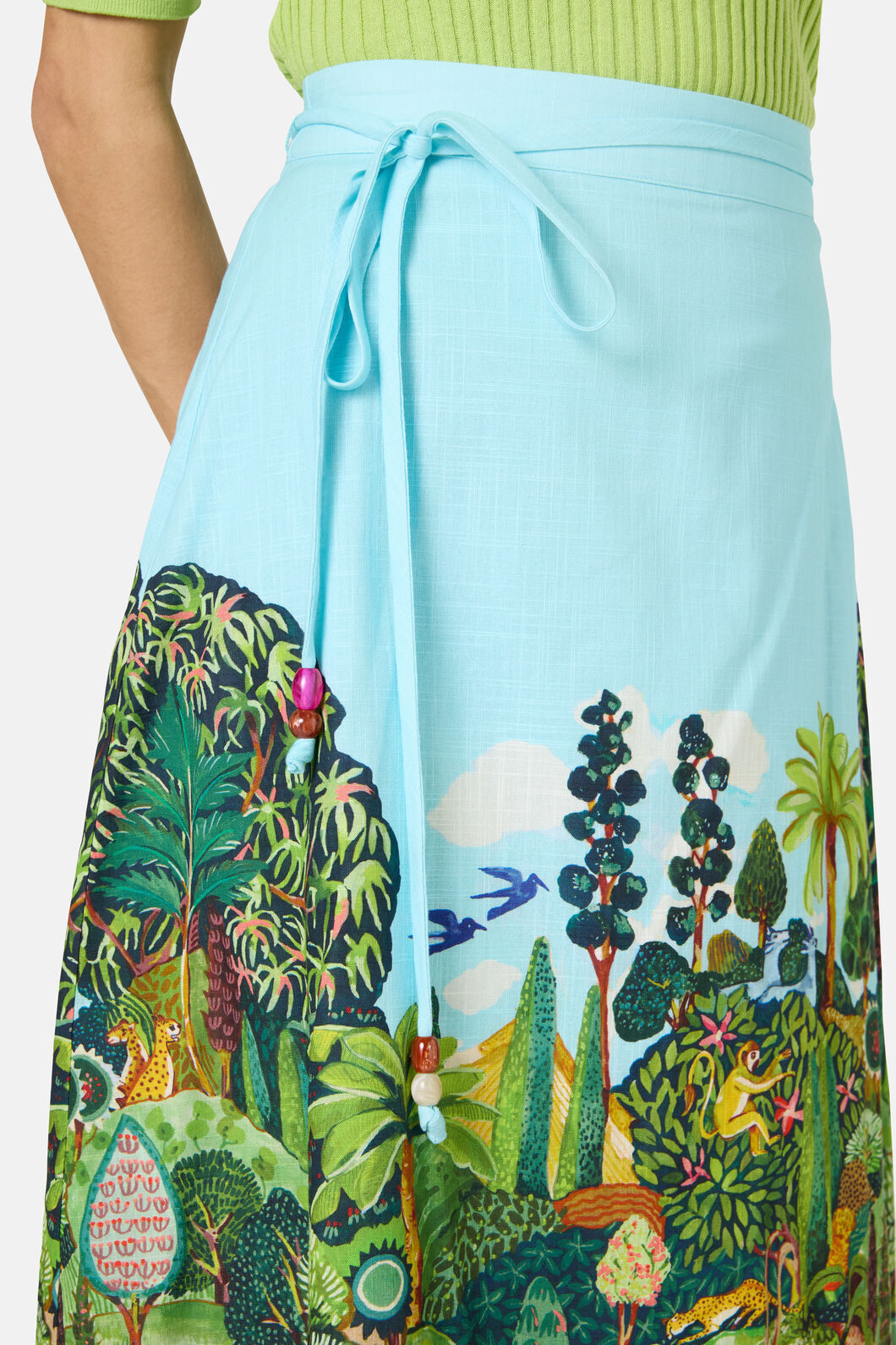 Gorman - Royal Garden Midi Skirt - print