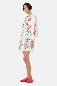 Gorman - Little Things Denim Tie Jacket - cream