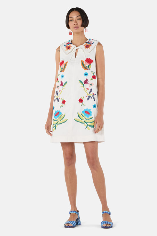 Gorman - Little Things Denim Dress - cream