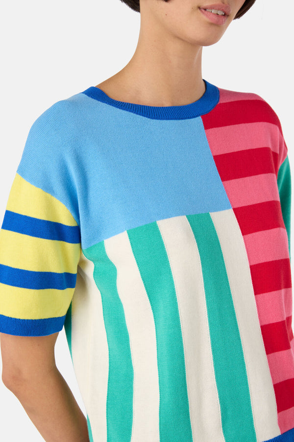 Gorman - Abstract Line Block Top - multi