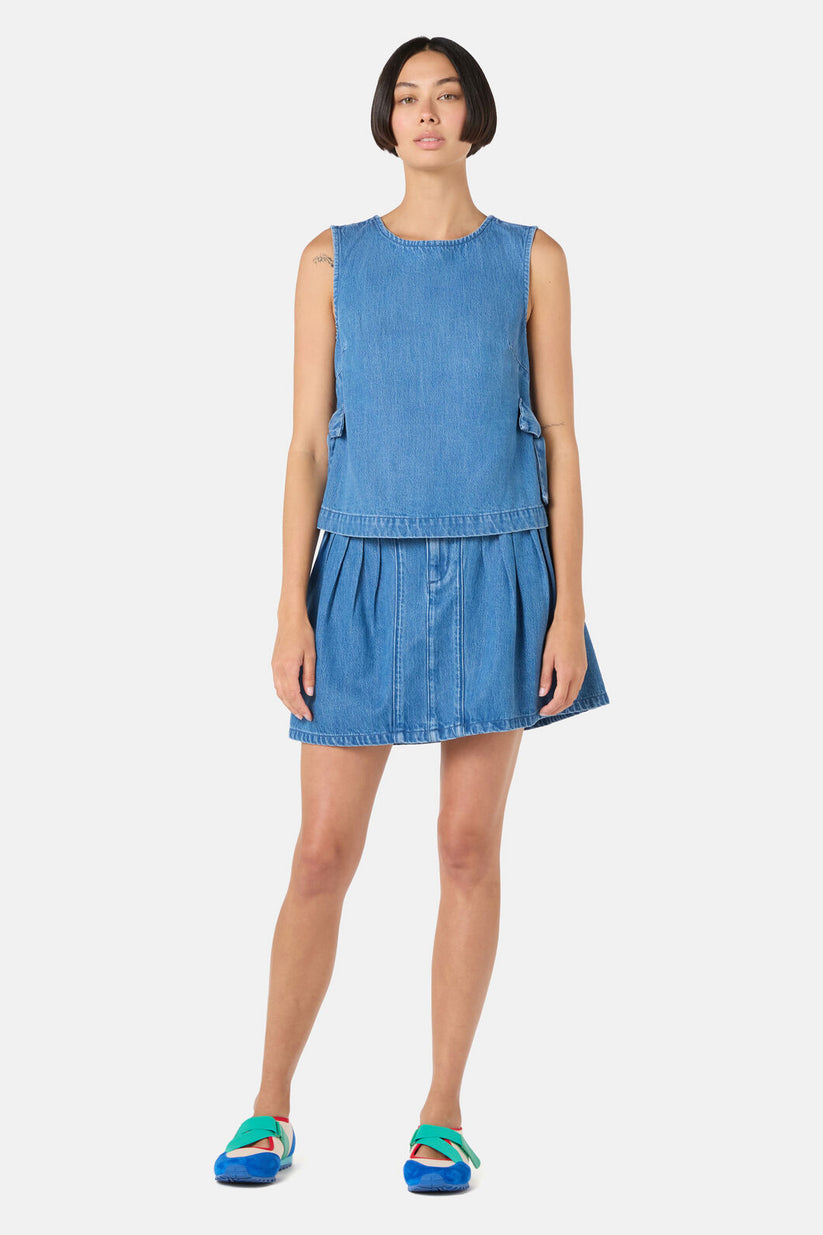 Bowtiful Denim Tank – Gorman