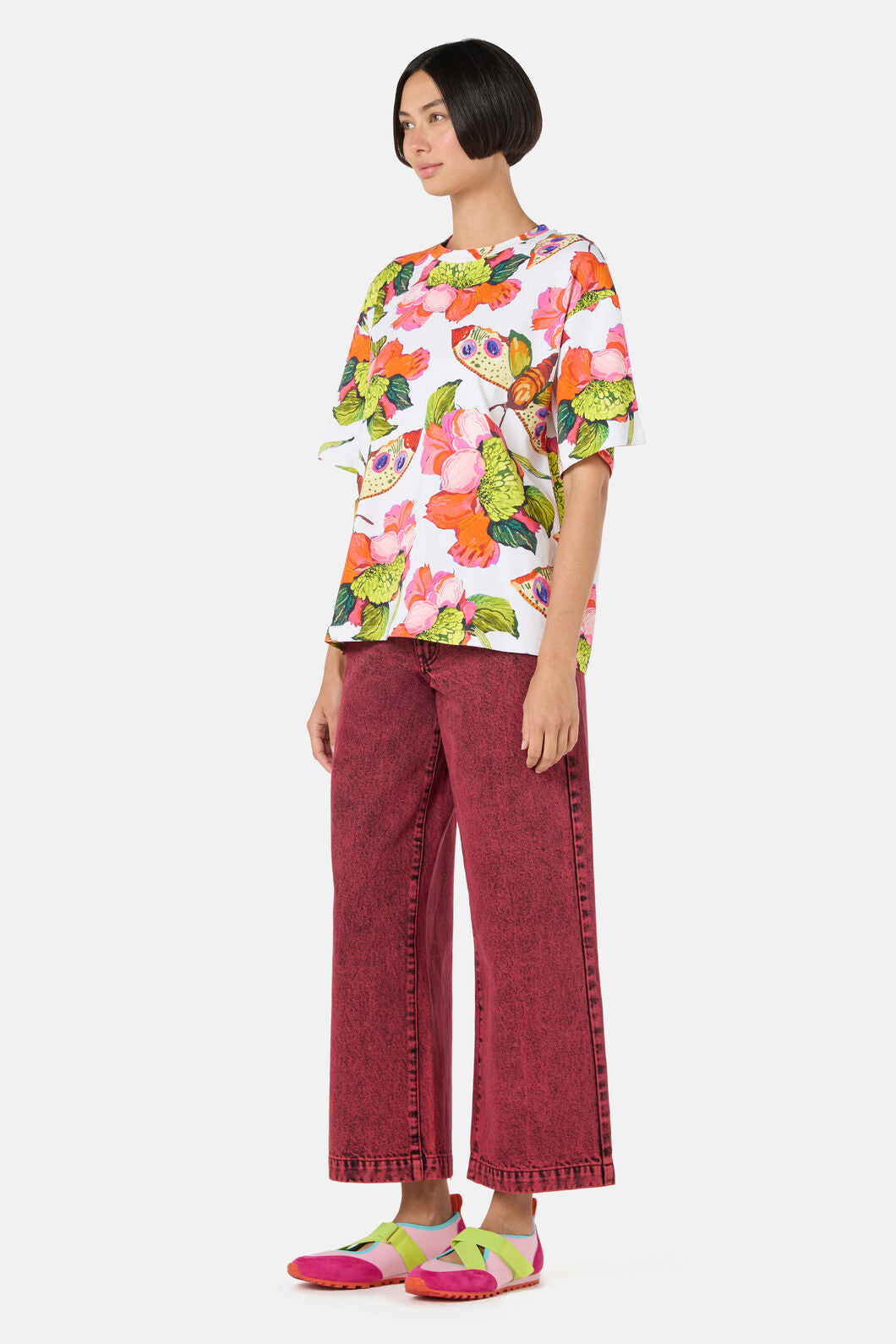 Gorman - Elara Yardage Oversized Tee - print