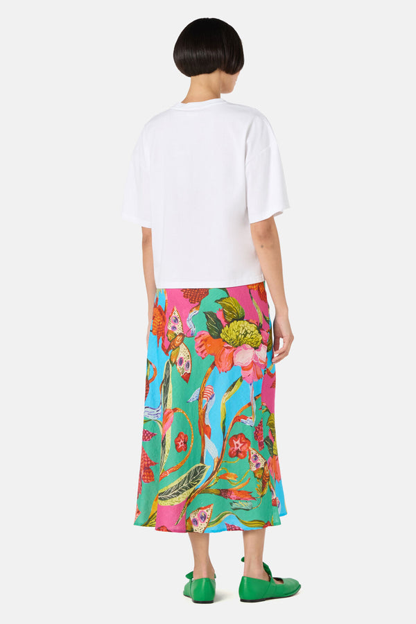 Gorman - Elara Placement Relaxed Tee - white