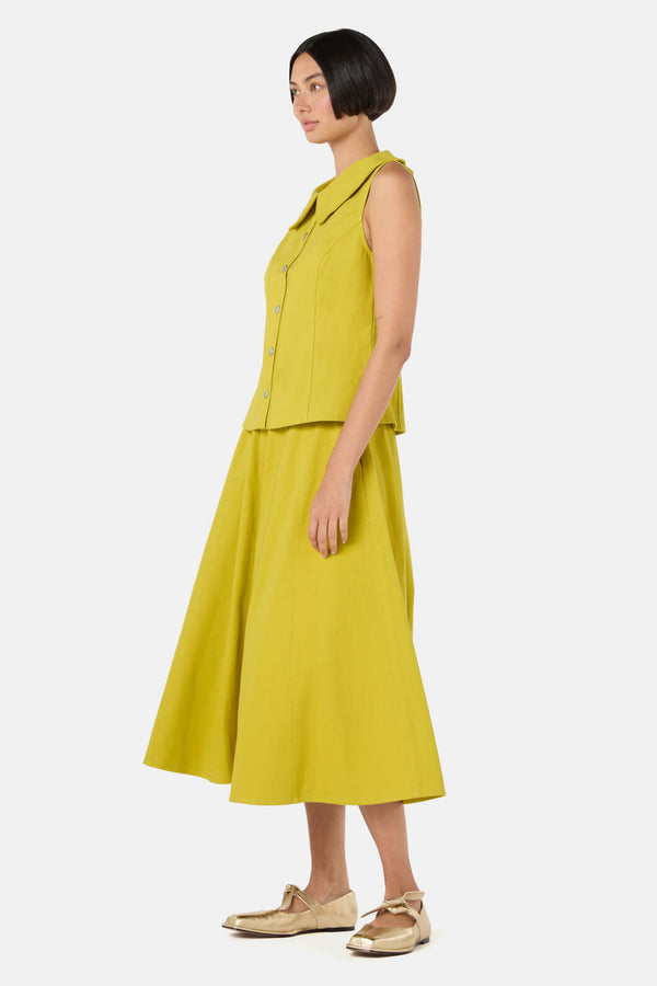 Gorman - Olive Garden Denim Top - olive