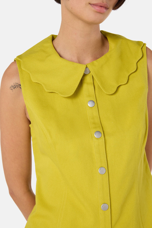 Gorman - Olive Garden Denim Top - olive