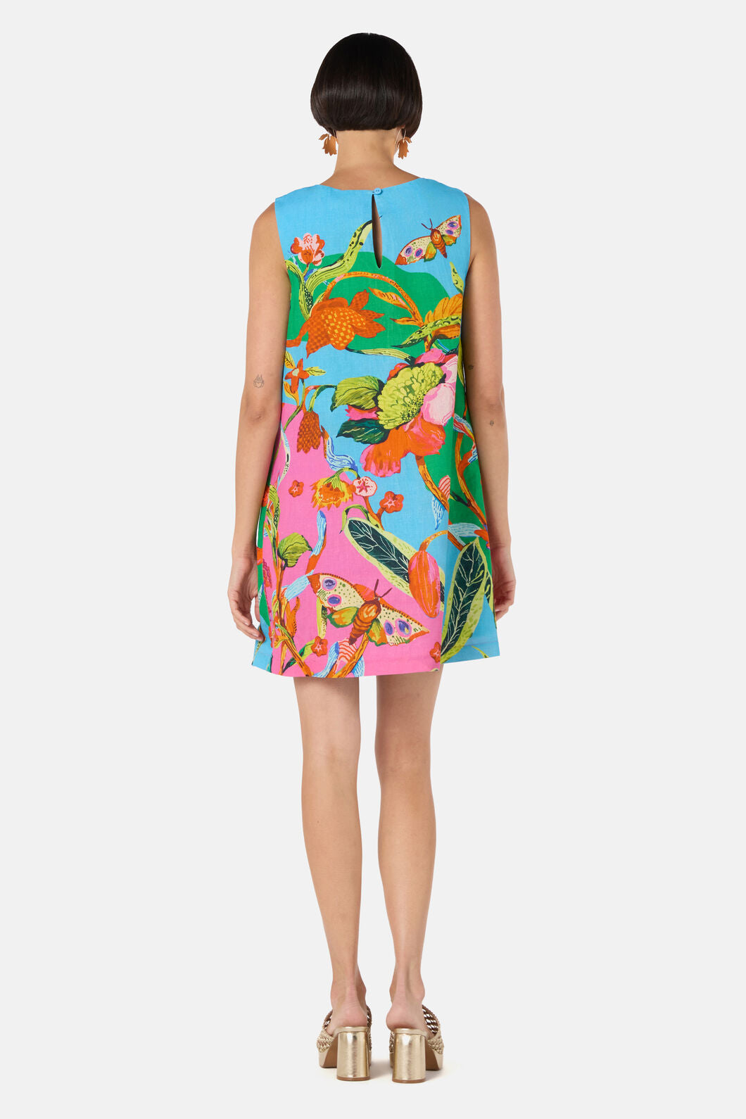 gorman cocktail dress NWOT Gorman silk Dress size 10 Whimsical Sophisticated With Comfort! Artsy!