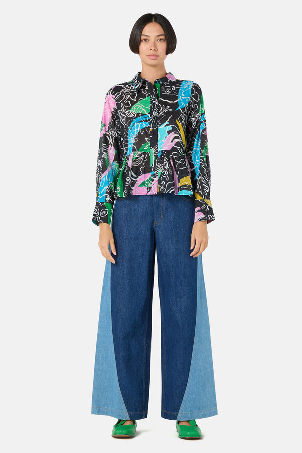 Gorman - Linework Cotton Shirt - print