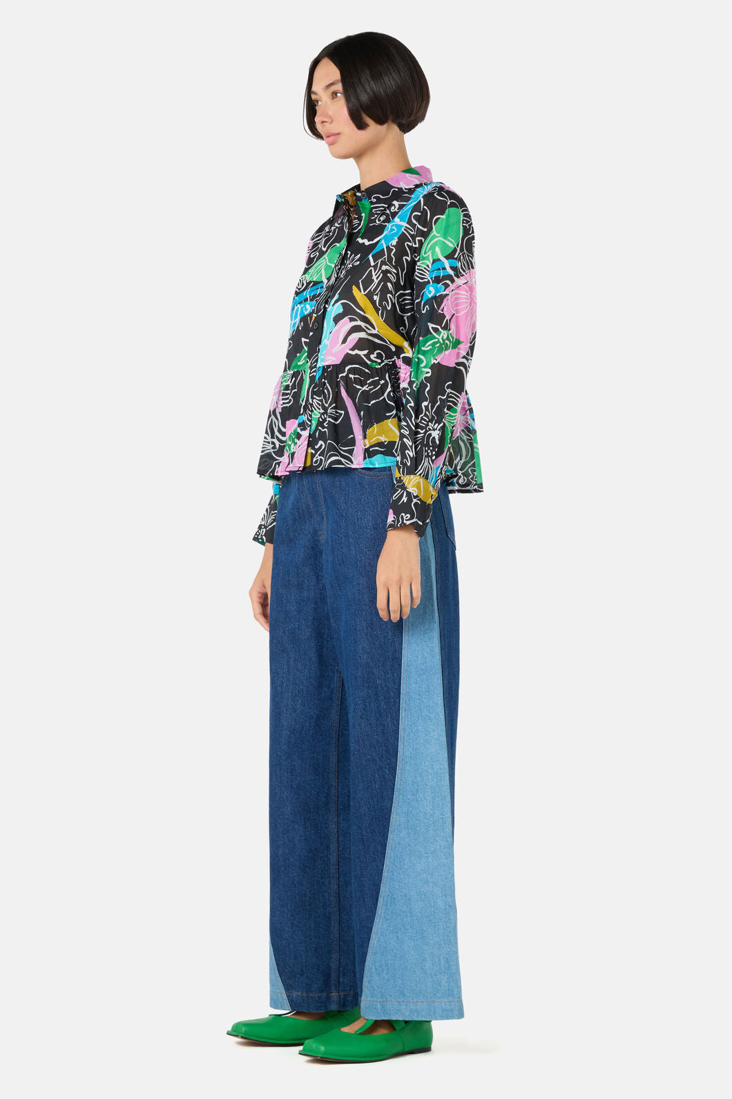 Gorman - Linework Cotton Shirt - print