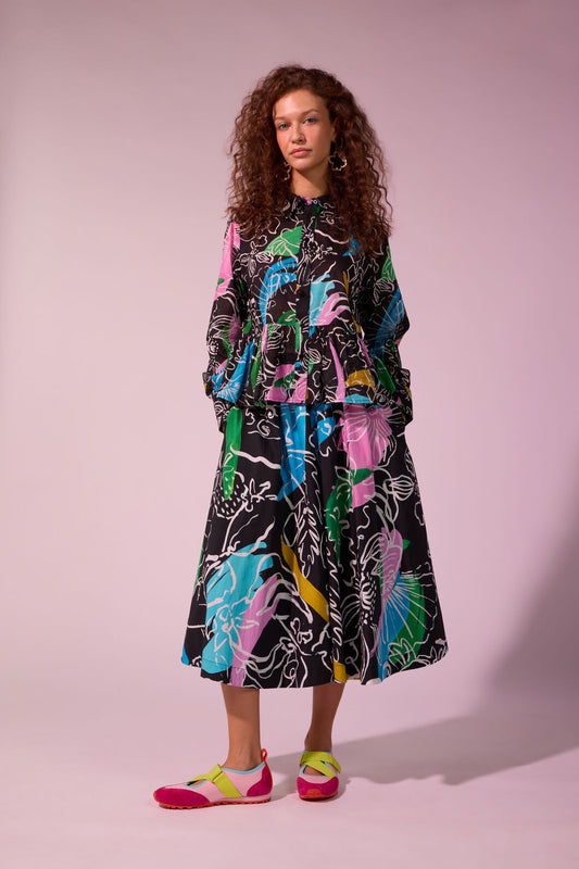 Gorman - Linework Cotton Shirt - print