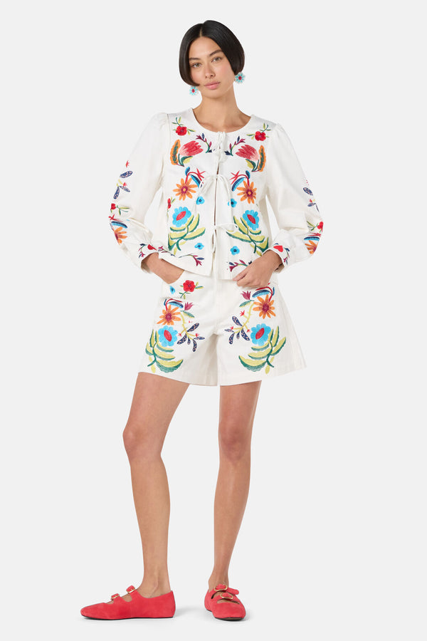 Gorman - Little Things Denim Short - cream