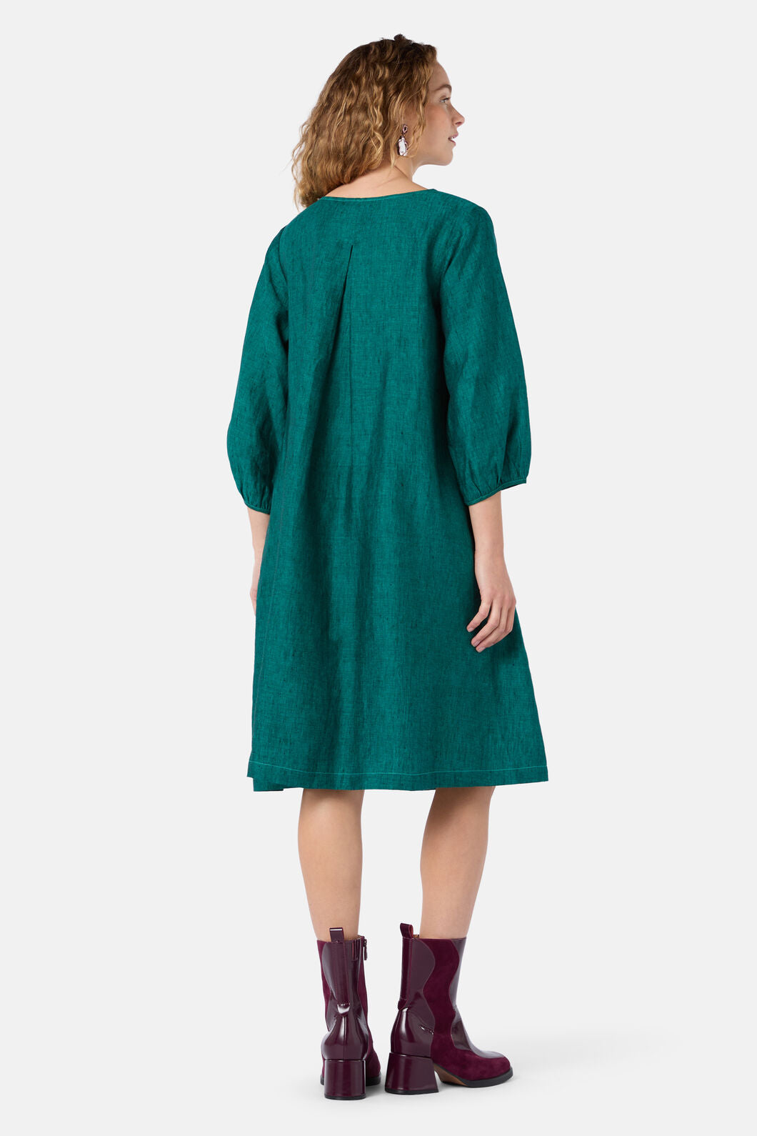 gorman linen dress Top Stitch Shot Linen Dress Gorman