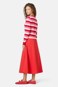 Gorman - Montage Stripe Cotton Jumper - stripe
