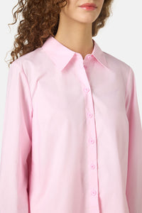 Gorman - Juno Pleated Cotton Shirt - pink