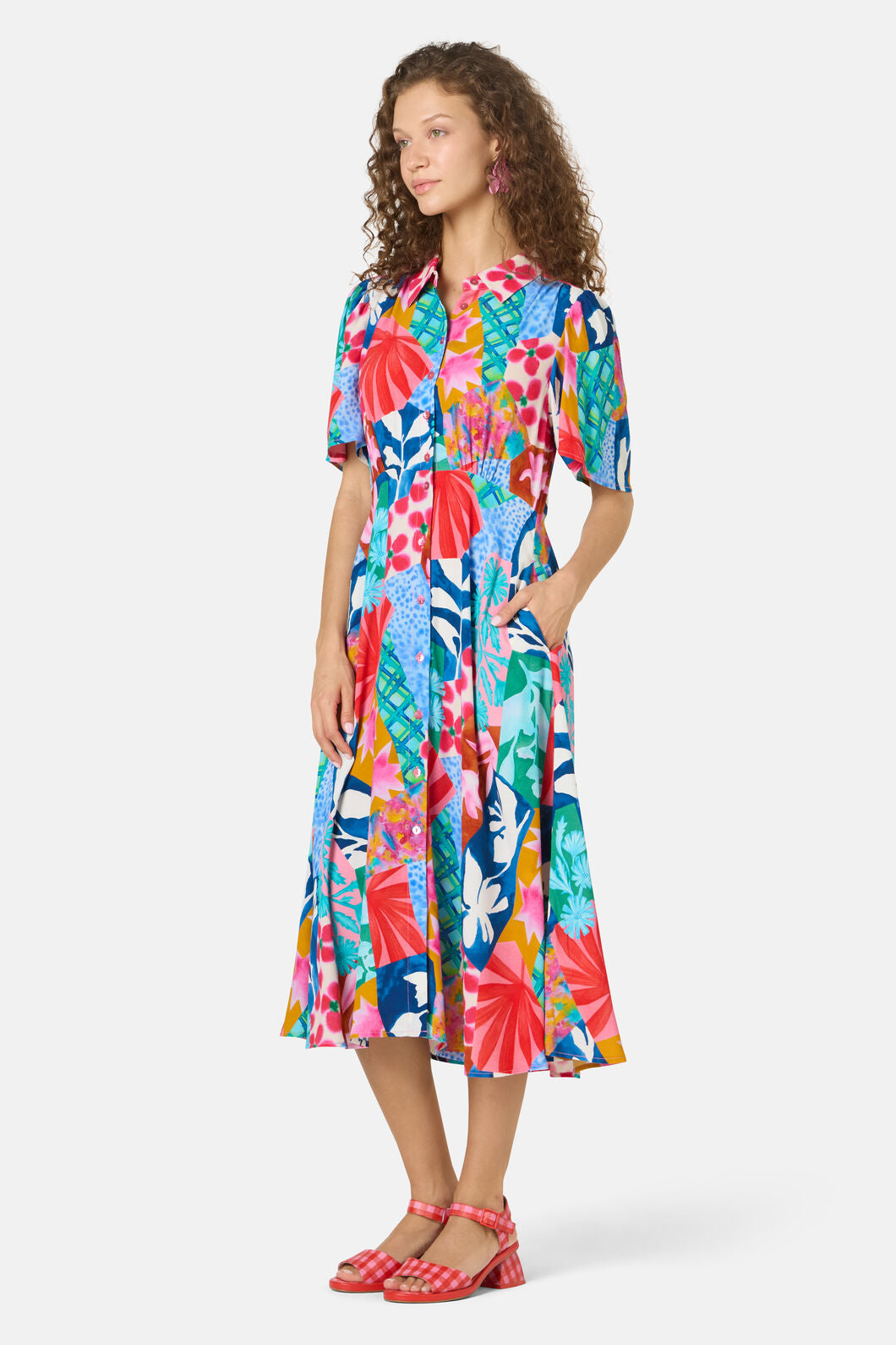Gorman - Montage Print Shirt Dress - print