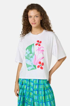 Gorman - Montage Print Relaxed Tee - white