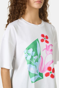 Gorman - Montage Print Relaxed Tee - white